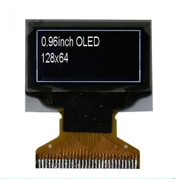 0.96 Inch Mono (White) OLED Display with 128X64 Pixels