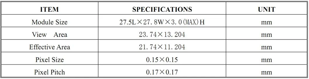 0.96-Inch Monochrome OLED Module with 128X64 Pixels, 120 Luminance