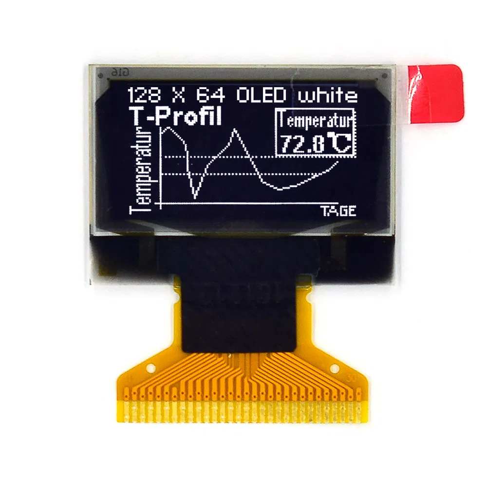 0.96 Inch OLED Module 12864 128X64 White SSD1306 Driver LCD Display
