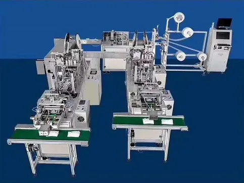 1+2 Automatic Face Mask Machine