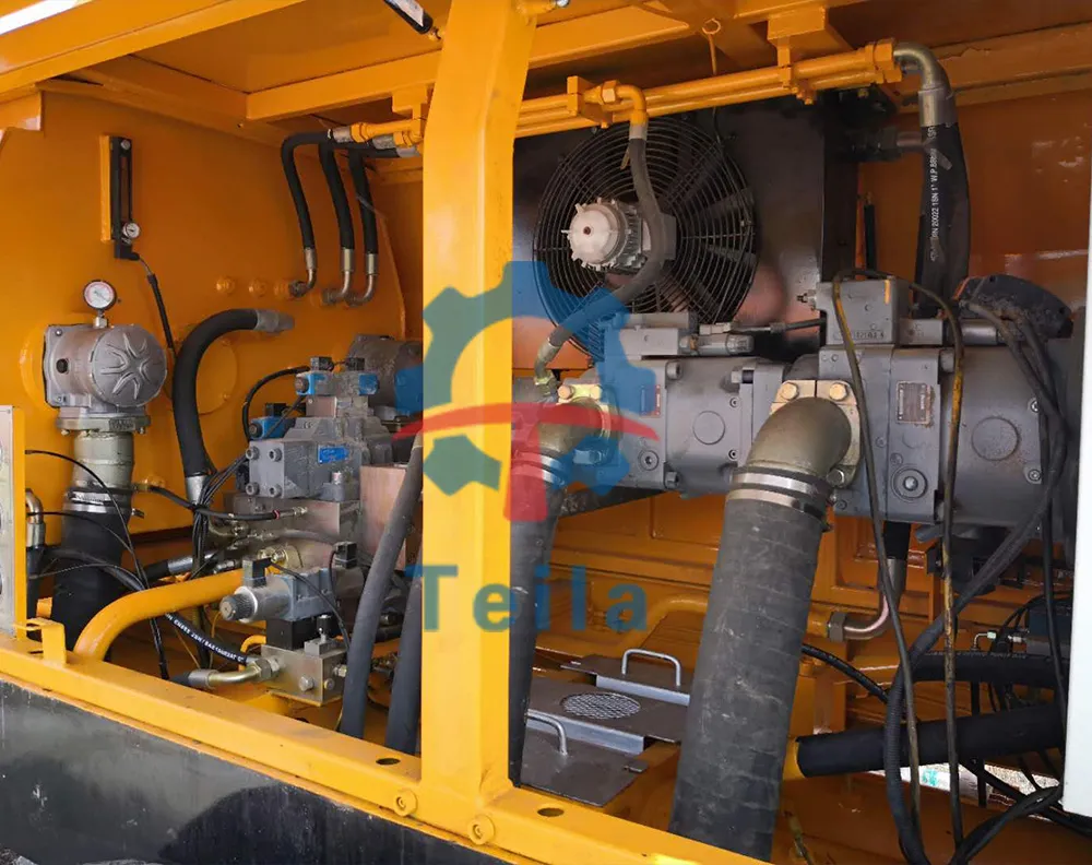 2012 Zoomlion Used Electric Concrete Trailer Pump Stationary Pump