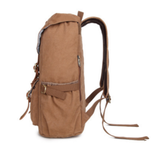 2017 Hot Sale Canvas Shoulder Backpack Neutral Casual Travel Backpack Shoulder for Mountaining