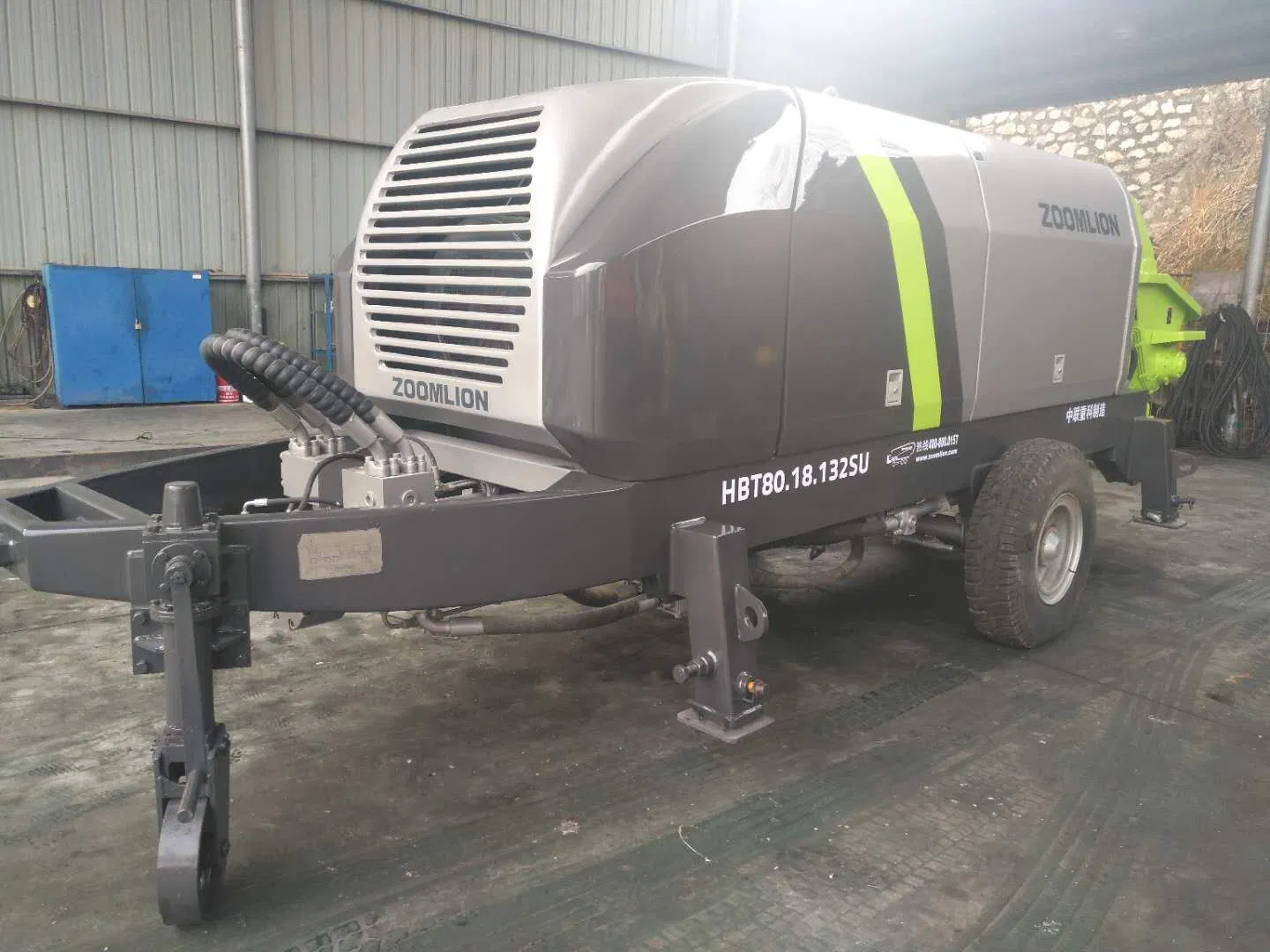 2021 New Zoomlion Trailer Pump Hbt80.18.132su