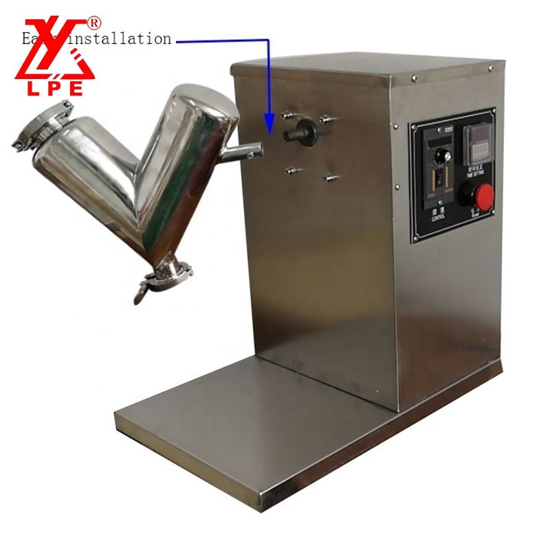 220V Small Powder Mixing Machine V Type Powder Mixer