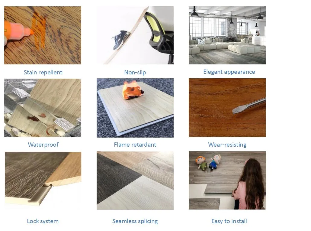 5mm Interlocking PVC Flooring/ Vinyl Flooring/ Flooring Tile