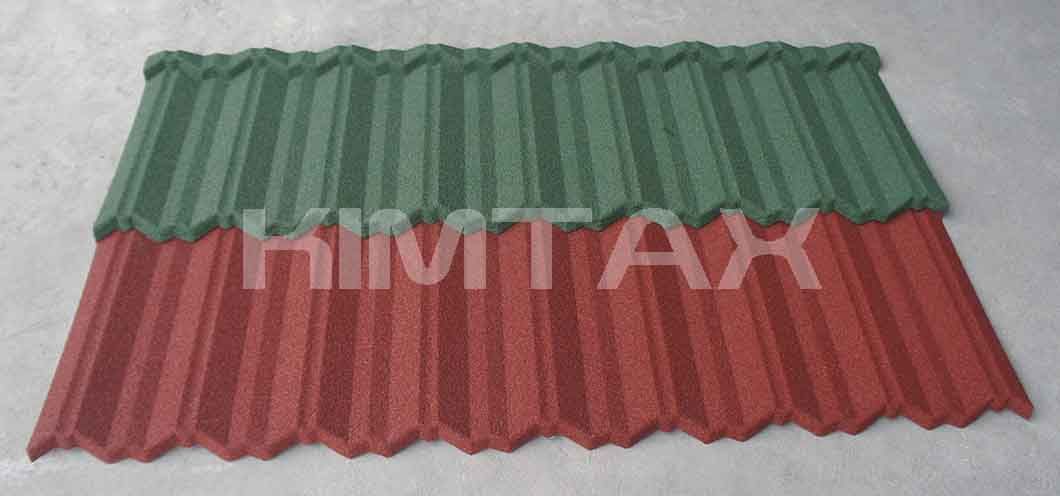 Africa Market Cheap Roofing Materials Stone Chip Coated Metal Roofing Tiles