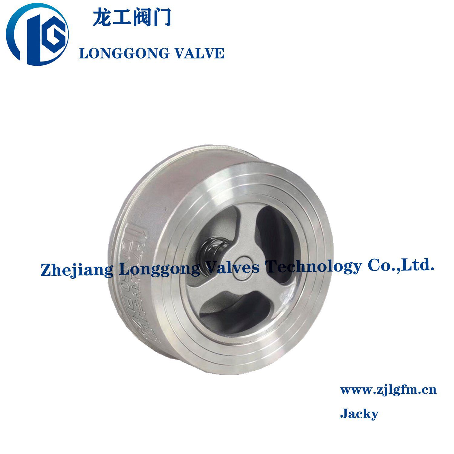 ANSI/API 6D Stainless Steel SS304 SS316 H71W Wafer Type Single Disc Lift Check Valve Non Return Check Valve