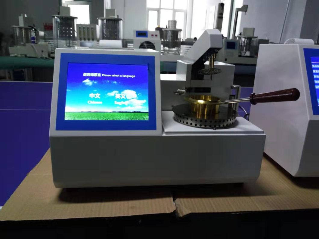 ASTM D92 Cleveland Open Cup Lubricant Oil Flash Point Testing Machine