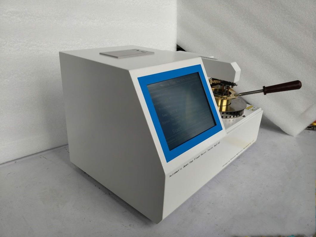 ASTM D92 Cleveland Open Cup Lubricant Oil Flash Point Testing Machine