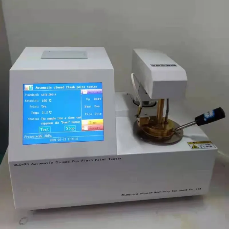 ASTM D93 Transformer Oil Closed Cup Flash Point Testing Apparatus