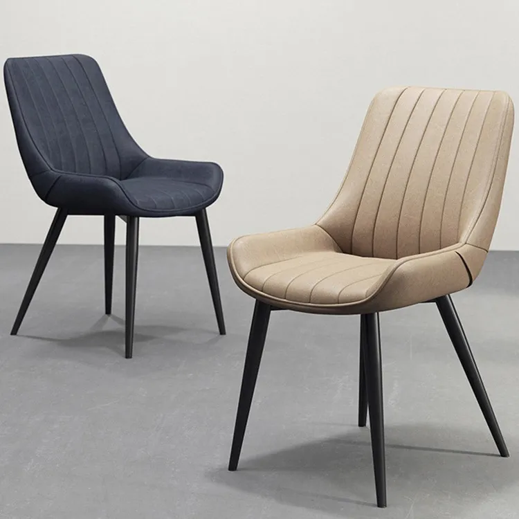 Bed Room Furniture Modern Chaise Metal Steel Indoors Leather Butterfly Relax Dining Chairs