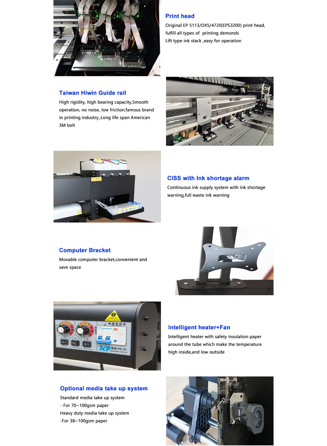 Dual Head Digital Eco Solvent Inkjet Printer for Car Sticker