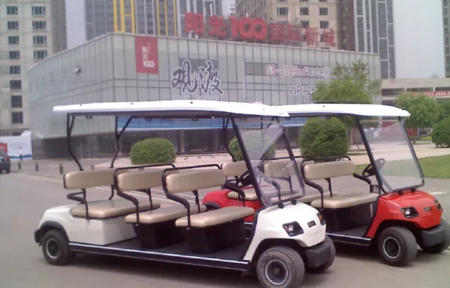 Electric Sightseeing Bus 8 Seaters Electric Sightseeing Golf Buggy