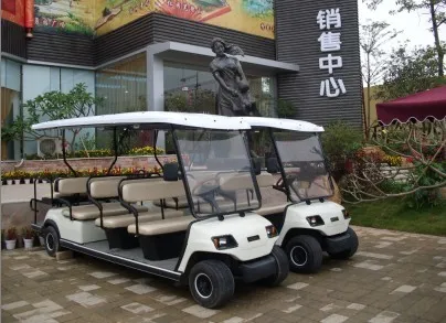 Electric Sightseeing Bus 8 Seaters Electric Sightseeing Golf Buggy