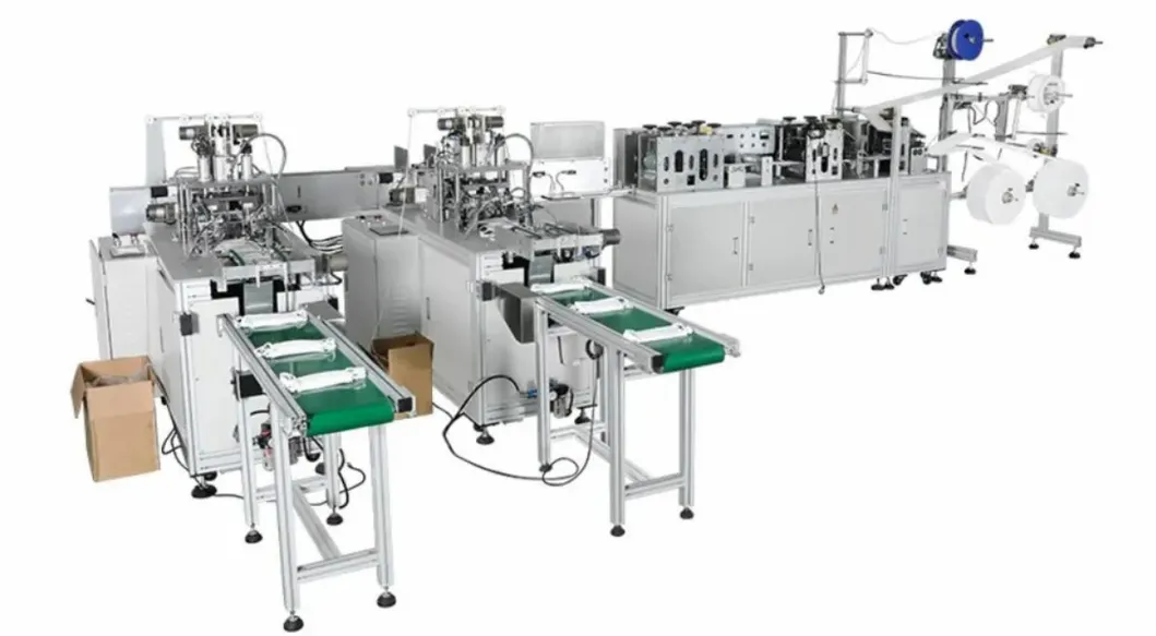 Full Automatic High Speed Disposable Face Mask Making Machine