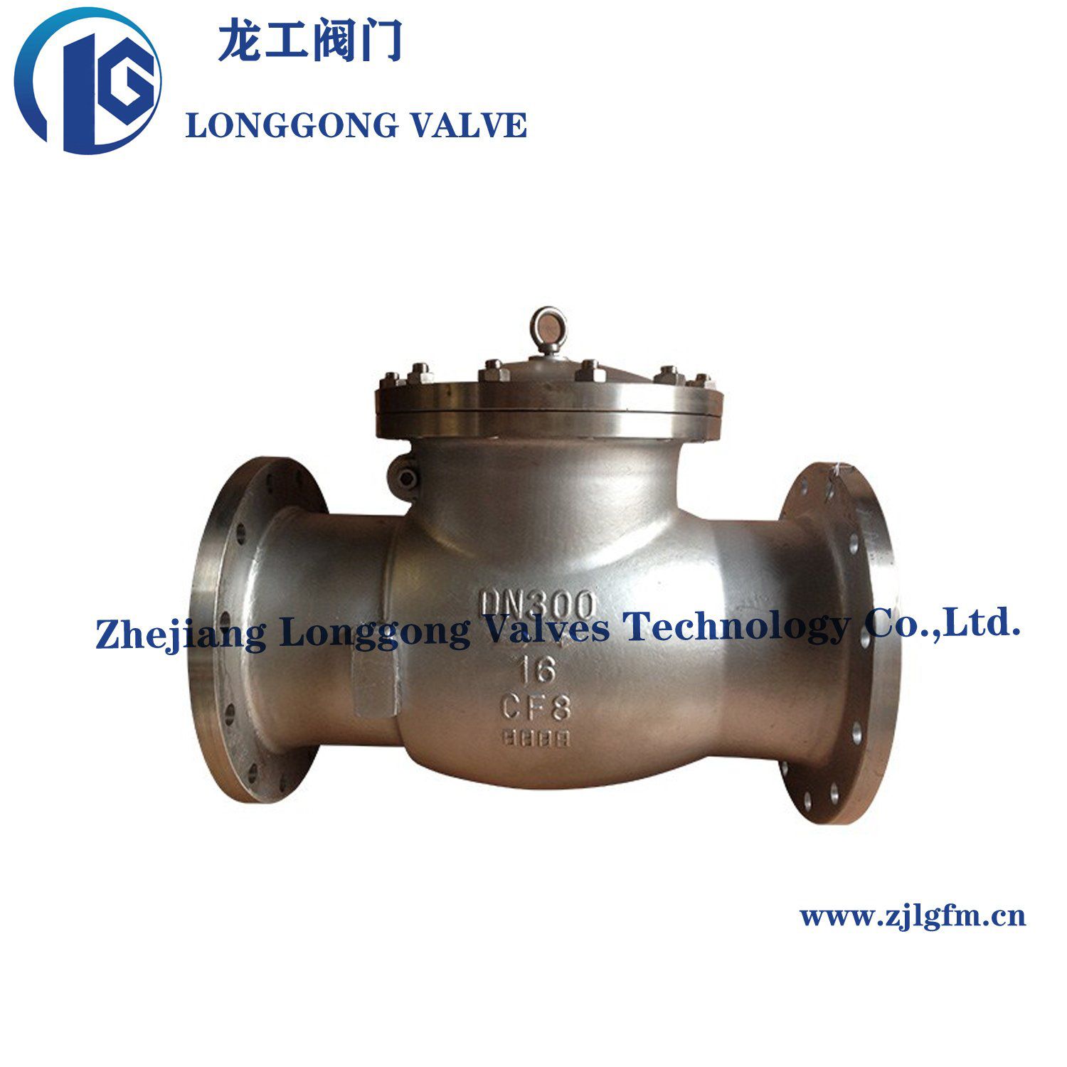 GB/API 6D/ANSI Oil Gas Water Usage Low Pressure Cast Steel Flanged Swing Check Valve Wcb/CF8/CF8m