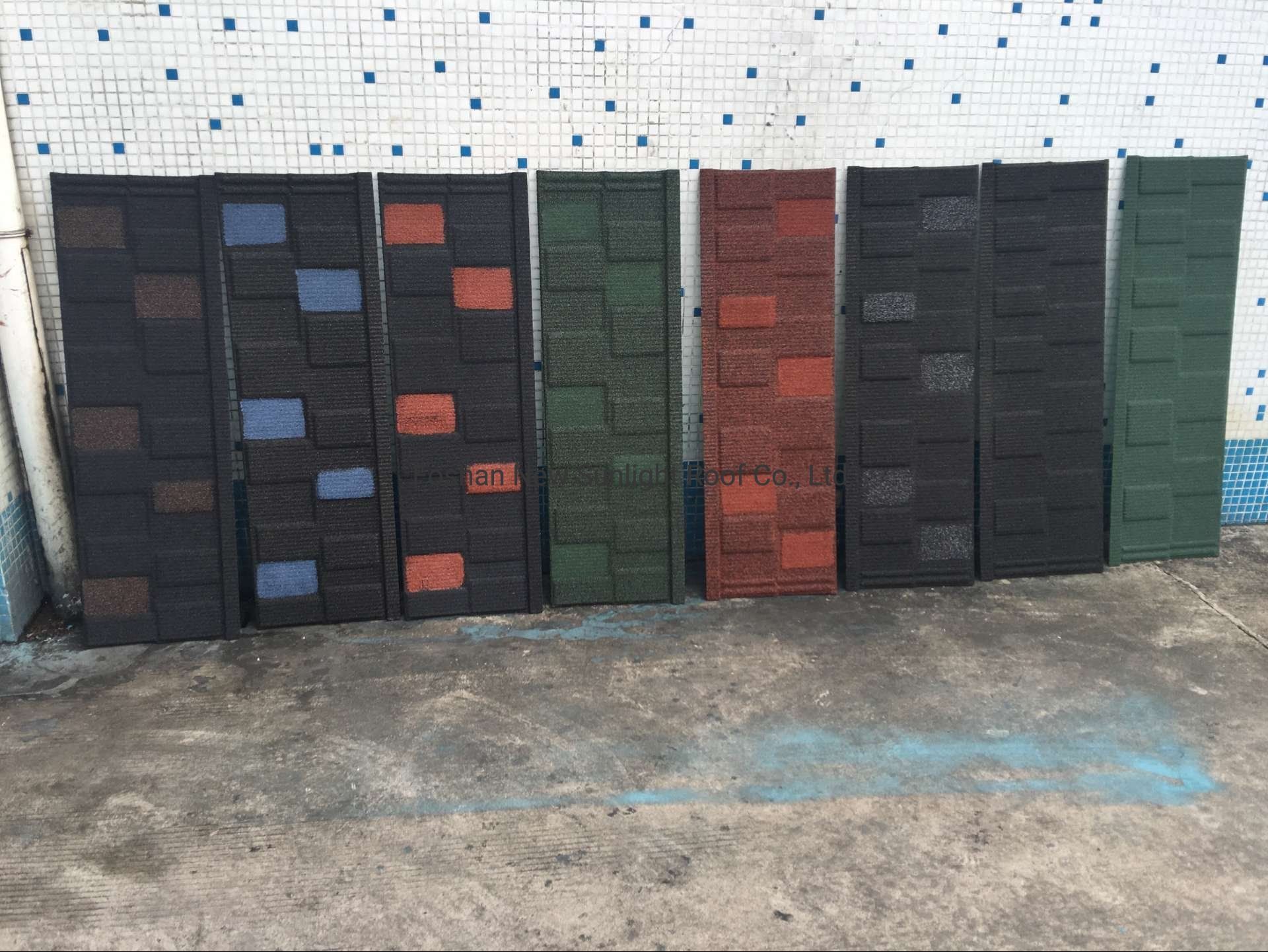 Guinea-Bissau, Ivory Coast, Liberia, Mali, Mauritania, Niger, Nigeria Hot Sell Stone Coated Metal Roof Tiles Decra Roofing Sheet