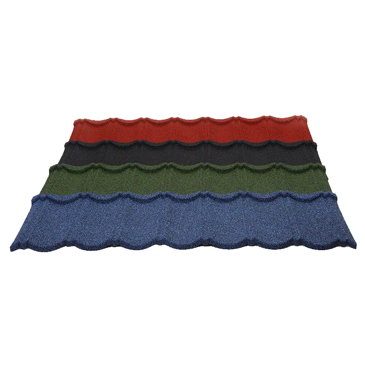 High Quality New Trend Custom Aluminum Zinc Modern Colour Stone Coated Metal Roof Tiles 2021