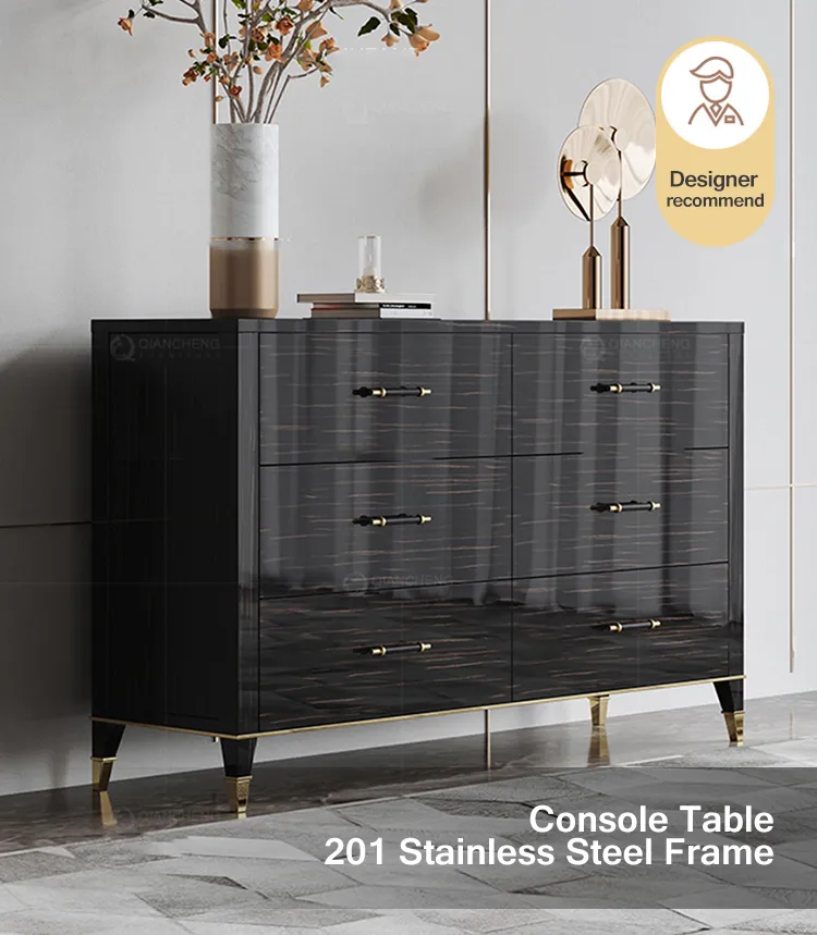 Home Decorating Sideboard Living Room Console Table with Drawer