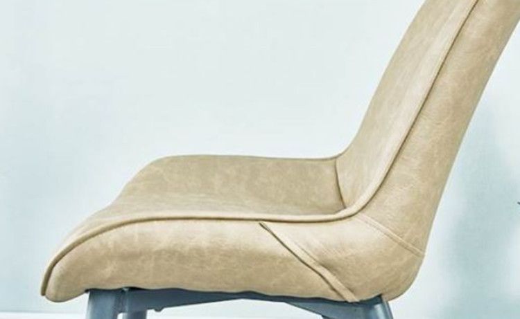 Home Furniture General Living Room Square Metal Legs Chaise Cuisine Leather Dining Chairs