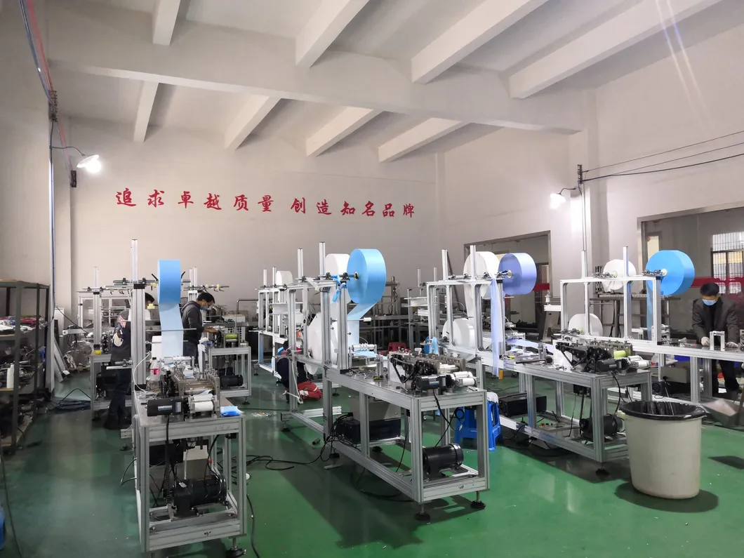 Hot Sale Semi-Automatic Disposable Face Mask Making Machine with Good Price/ Short Delivery Time/High Quality/Good After-Sale Service From The Factory