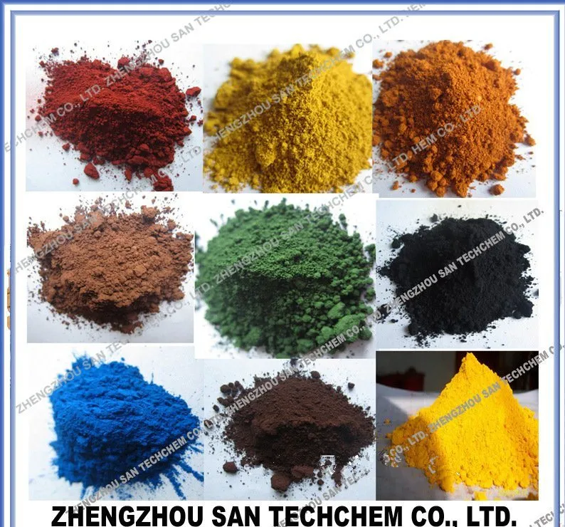 Inorganic Pigments and Paint Red 110 130 190 Iron Oxide Red