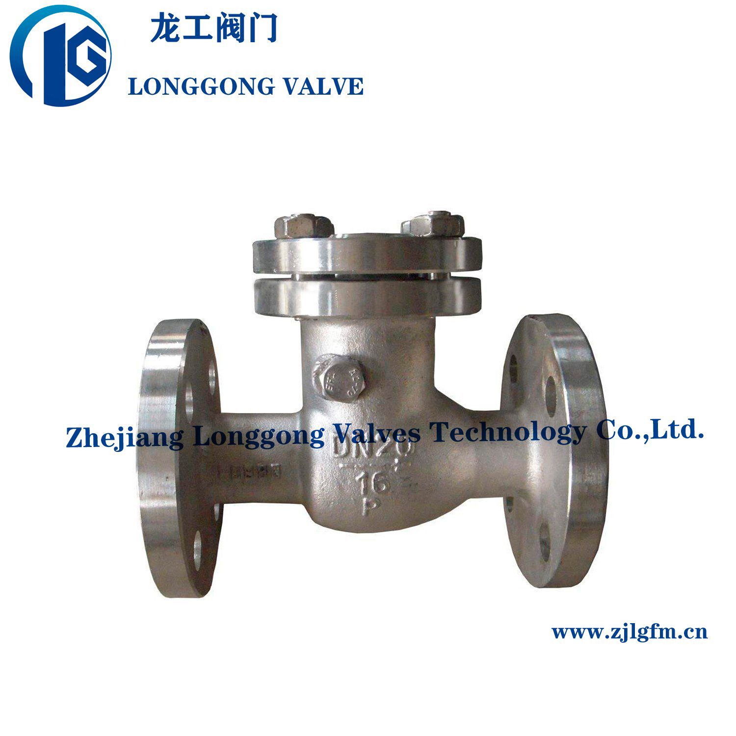 JIS B2220 Cast Steel Stainless Steel Flange Type 10K Non-Return Swing Check Valve Wcb/CF8/CF8m