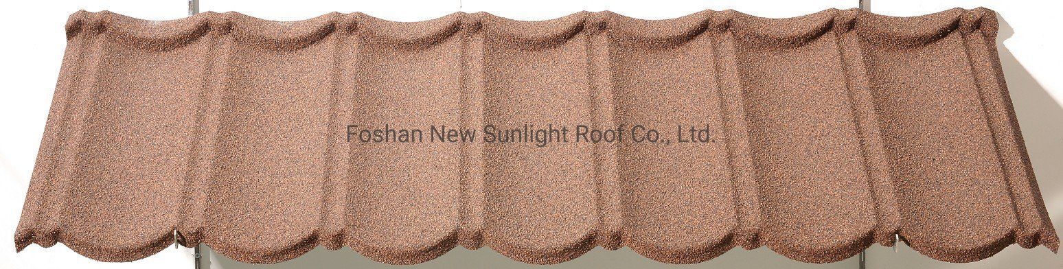 Kuwait, Qatar, Bahrain Hot Sell Decra Roofing Sheet Stone Coated Steel Roof Tiles Factory