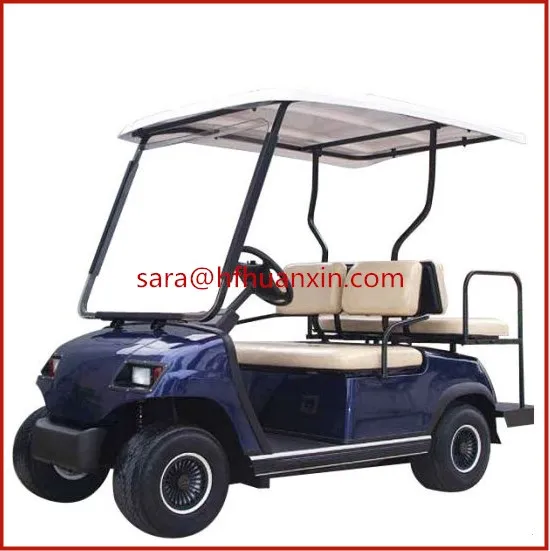 New Designed Fold Seats Electric Golf Cart A2+2 for 4 People