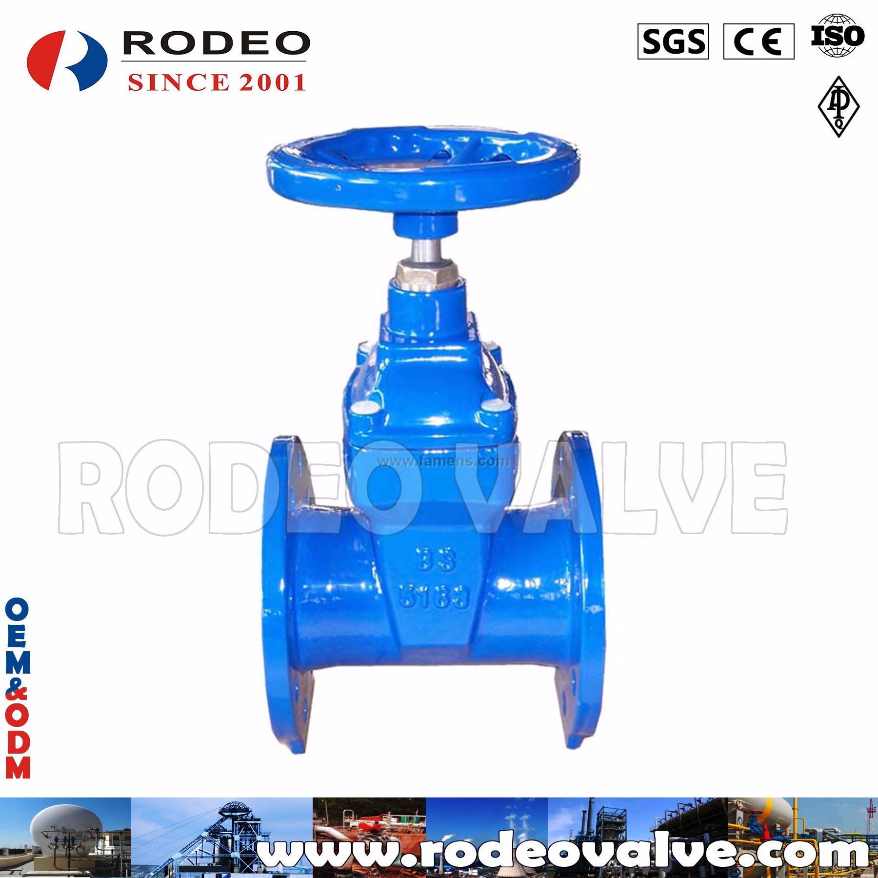 Non-Rising Gate Valve for Water