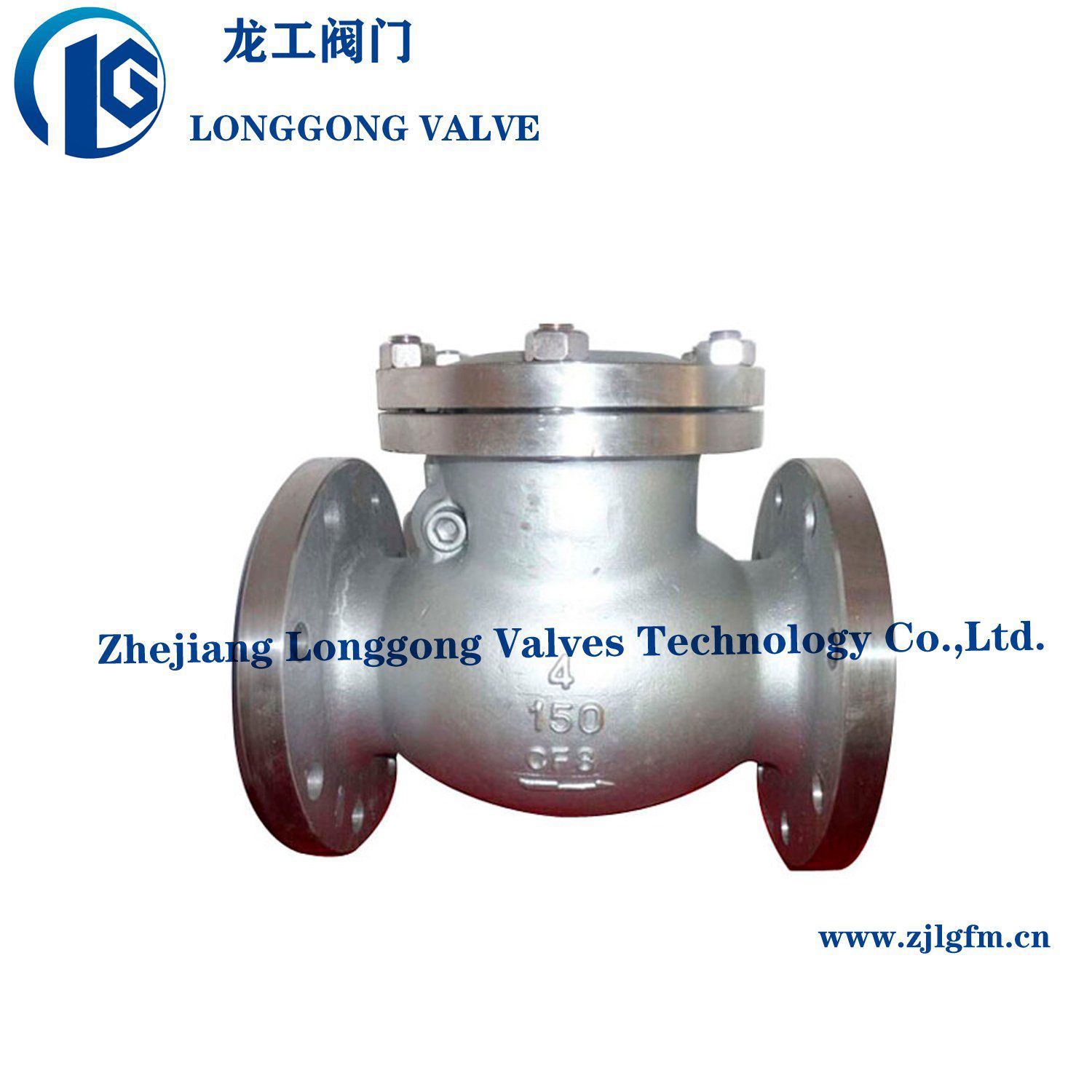 OEM Wcb/CF8/CF8m Stainless Steel Flanged Spring Loaded Check Valve / Non Return Valve / Swing Check Valve BS1868/API 6D