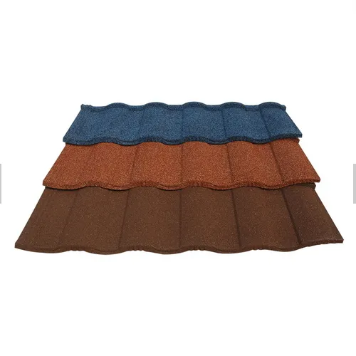 Popular Colorful Nigeria Long Time Guranteed 0.4mm Roman Stone Coated Metal Roof Tiles Ms-009