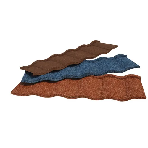 Popular Colorful Nigeria Long Time Guranteed 0.4mm Roman Stone Coated Metal Roof Tiles Ms-009