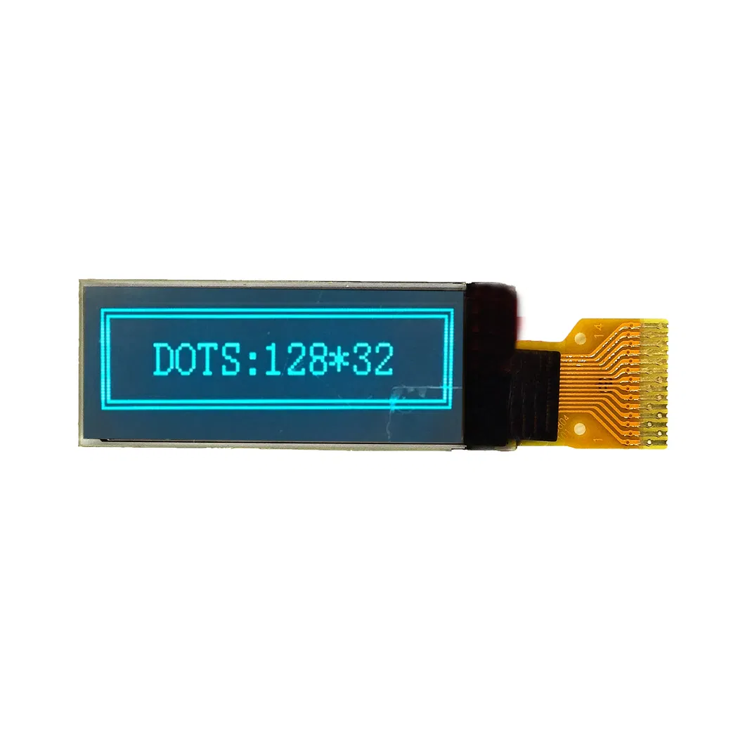 Small 0.91 Inch 128X32 LCD SSD1306 Controller Iic/I2c Interface OLED Display