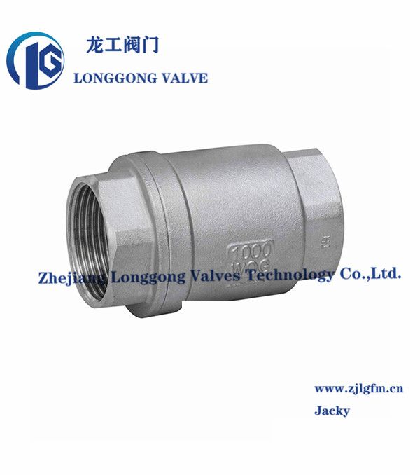 Stainless Steel 200wog Thread Swing Check Valve Ss201/SS304/SS316