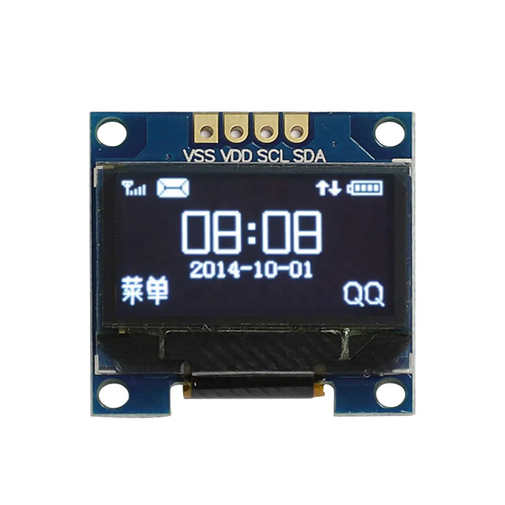 Tcc 0.96" I2c Iic Spi Serial 128X64 OLED LCD Display 4 Pin Font Color White